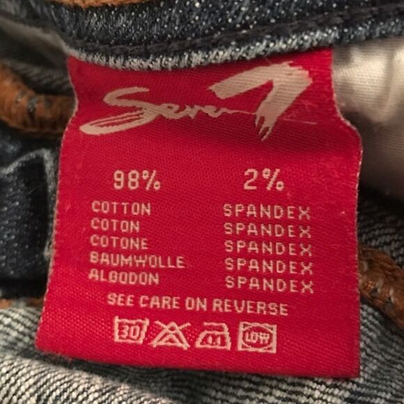 Seven7 Classic Flare Jeans Sz 29 - Picture 6 of 7